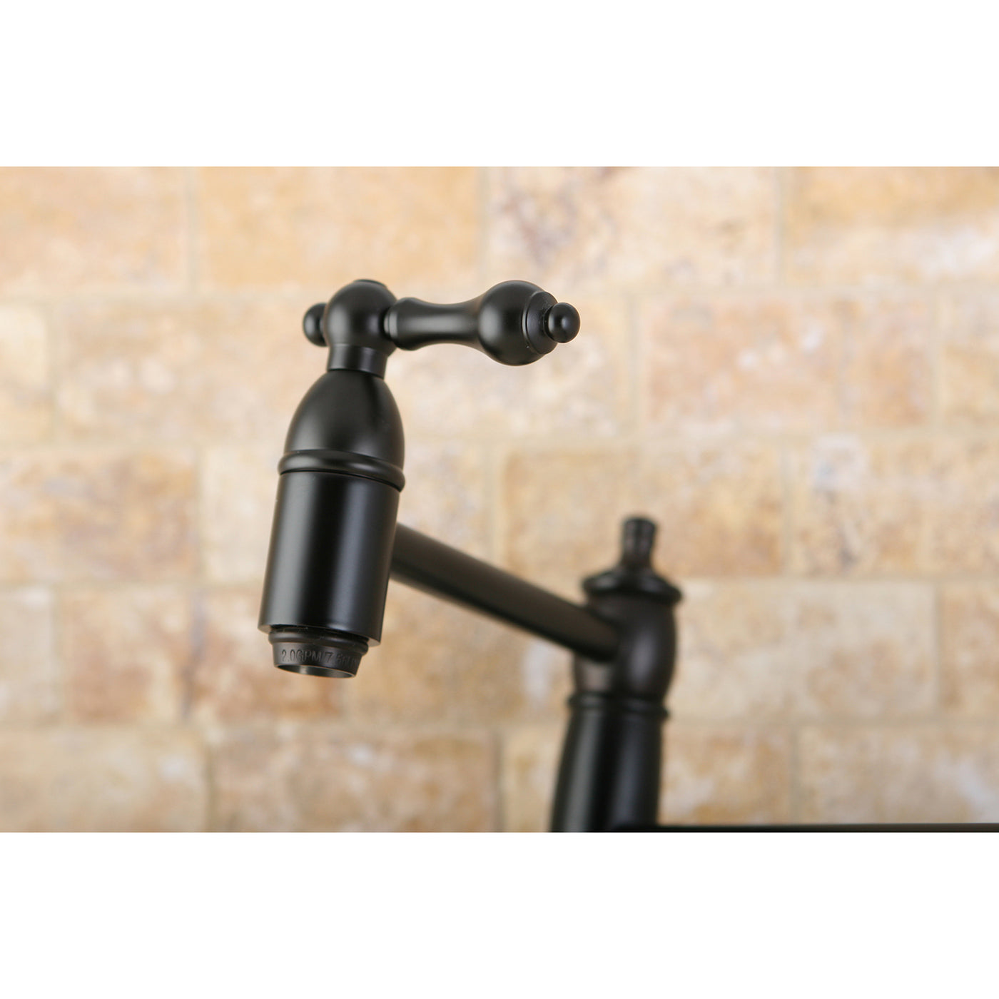 Elements of Design ES3105AL Wall Mount Pot Filler Kitchen Faucet, Oil Rubbed Bronze