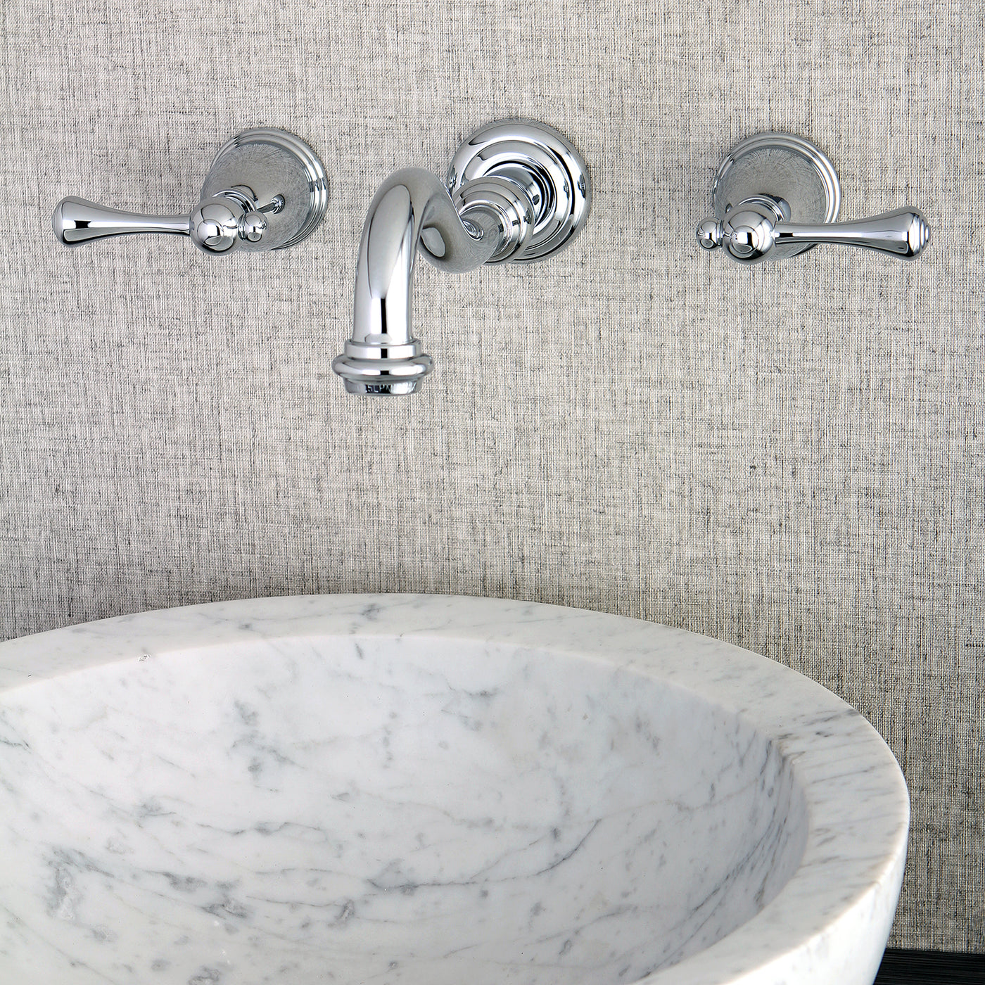 Elements of Design ES3121BL Wall Mount Bathroom Faucet, Polished Chrome