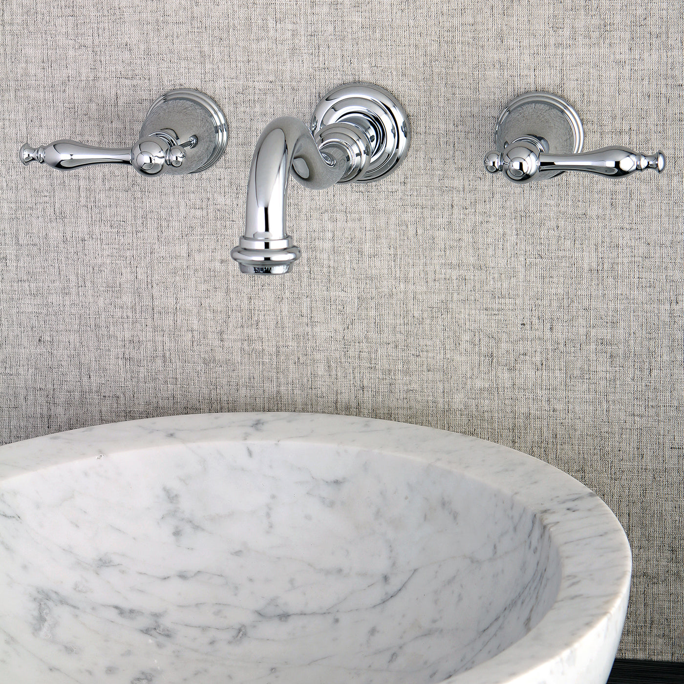 Elements of Design ES3121NL Wall Mount Bathroom Faucet, Polished Chrome