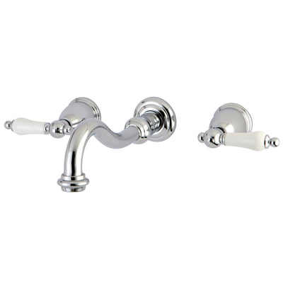 Elements of Design ES3121PL 2-Handle Wall Mount Bathroom Faucet, Polished Chrome