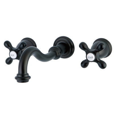 Elements of Design ES3125AX 2-Handle Wall Mount Bathroom Faucet, Oil Rubbed Bronze