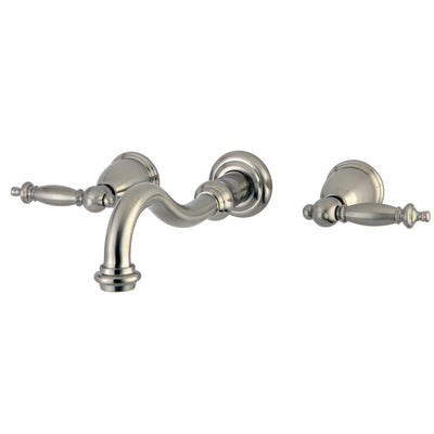 Elements of Design ES3128TL Wall Mount Bathroom Faucet, Brushed Nickel