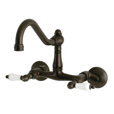 Elements of Design ES3225PL 6-Inch Adjustable Center Wall Mount Kitchen Faucet, Oil Rubbed Bronze