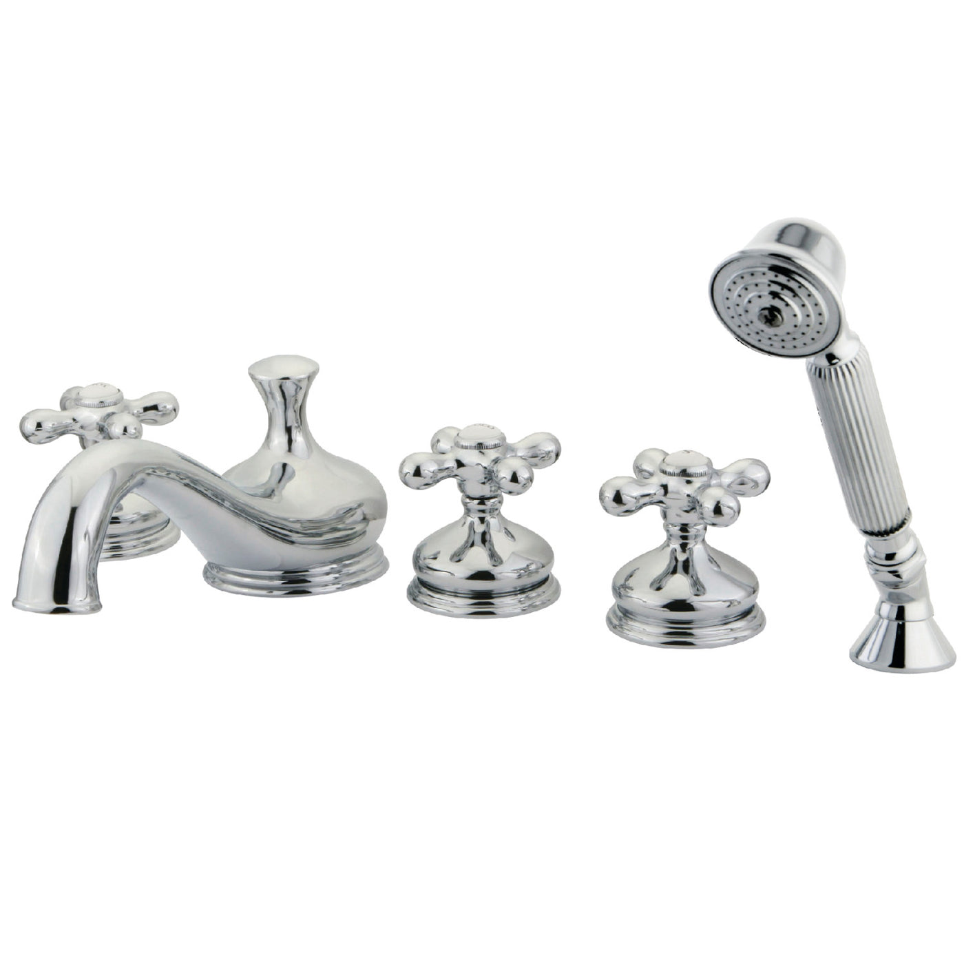 Elements of Design ES33315AX Roman Tub Faucet with Hand Shower, Polished Chrome