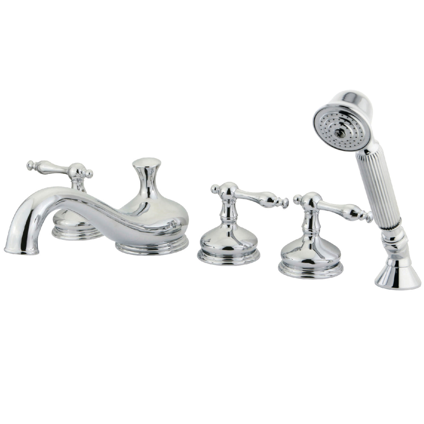 Elements of Design ES33315NL Roman Tub Faucet with Hand Shower, Polished Chrome