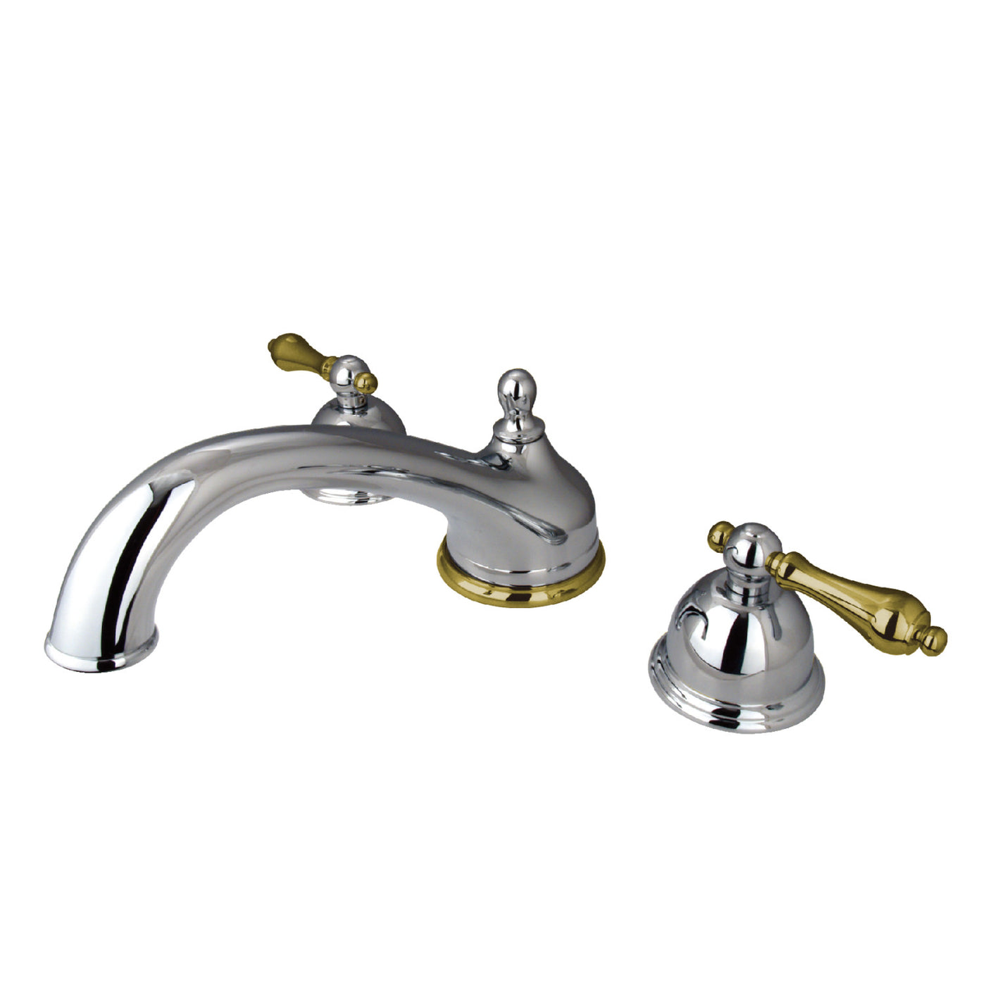 Elements of Design ES3354AL Roman Tub Faucet, Polished Chrome/Polished Brass