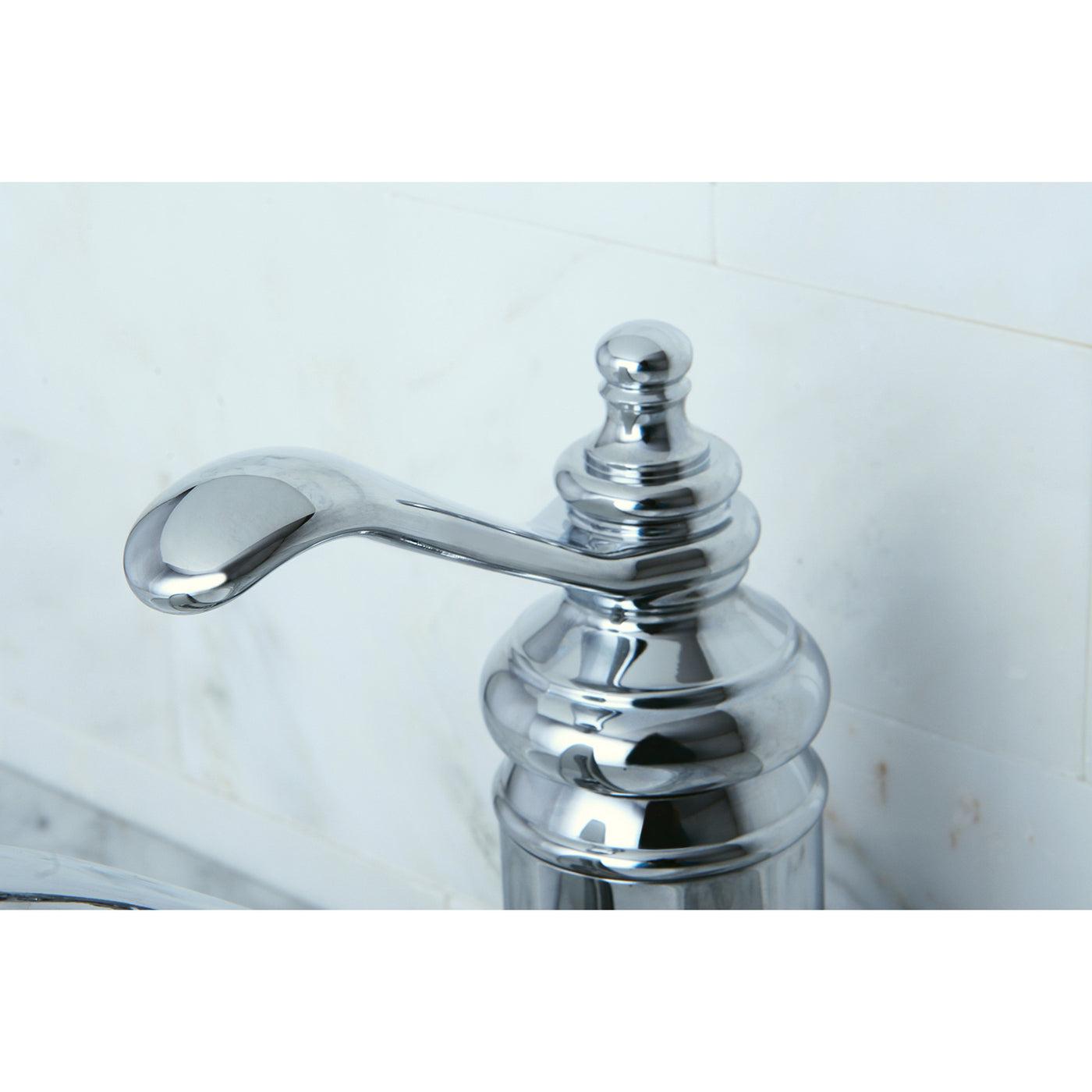 Elements of Design ES3401TL Single-Handle Bathroom Faucet with Push Pop-Up, Polished Chrome