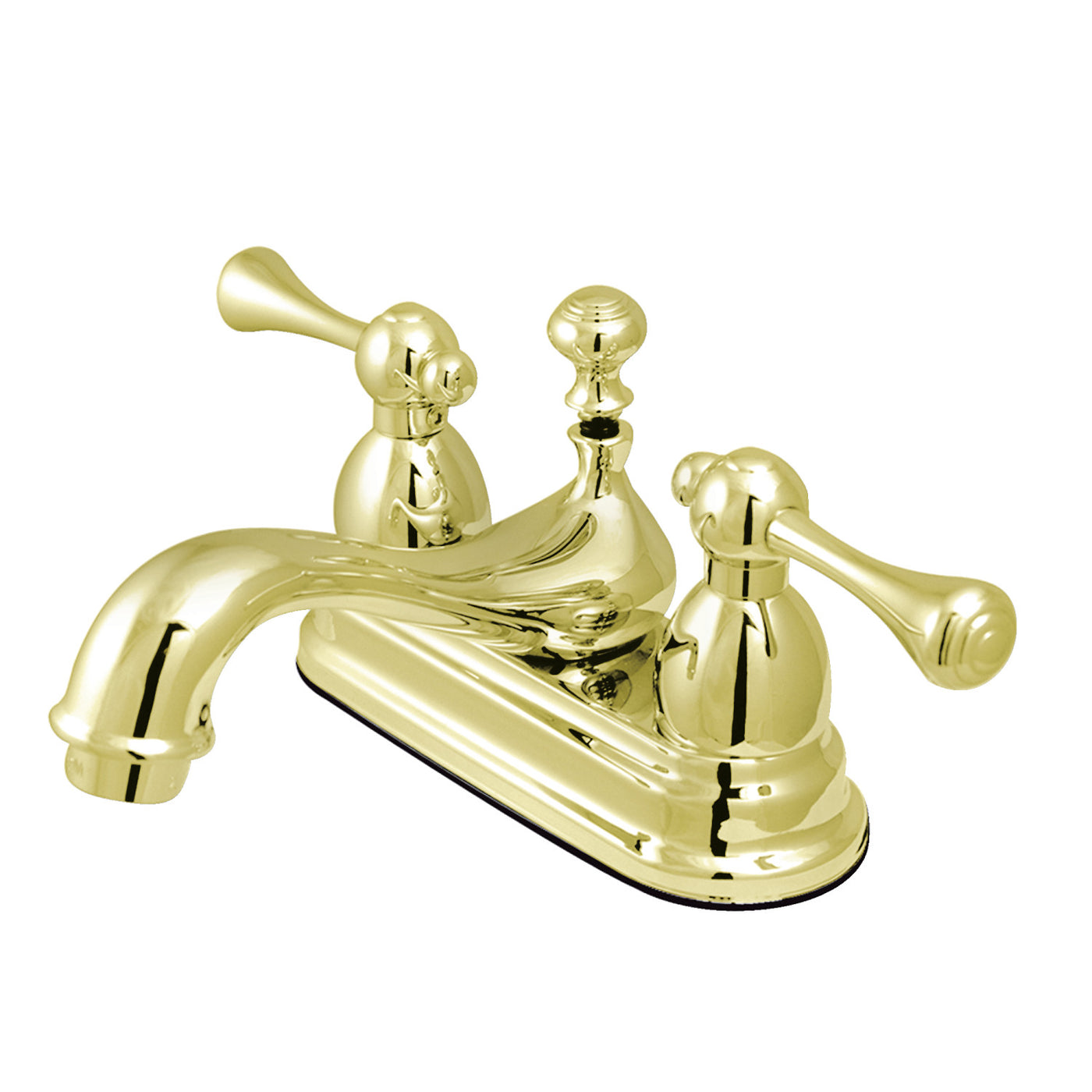 Elements of Design ES3602BL 4-Inch Centerset Bathroom Faucet, Polished Brass