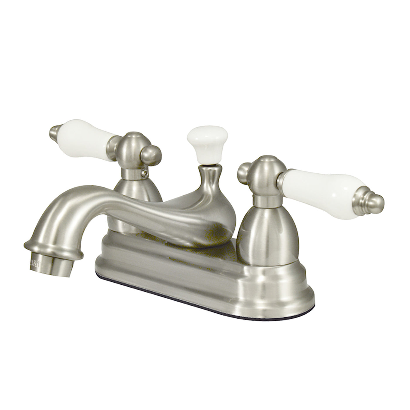 Elements of Design ES3608PL 4-Inch Centerset Bathroom Faucet, Brushed Nickel