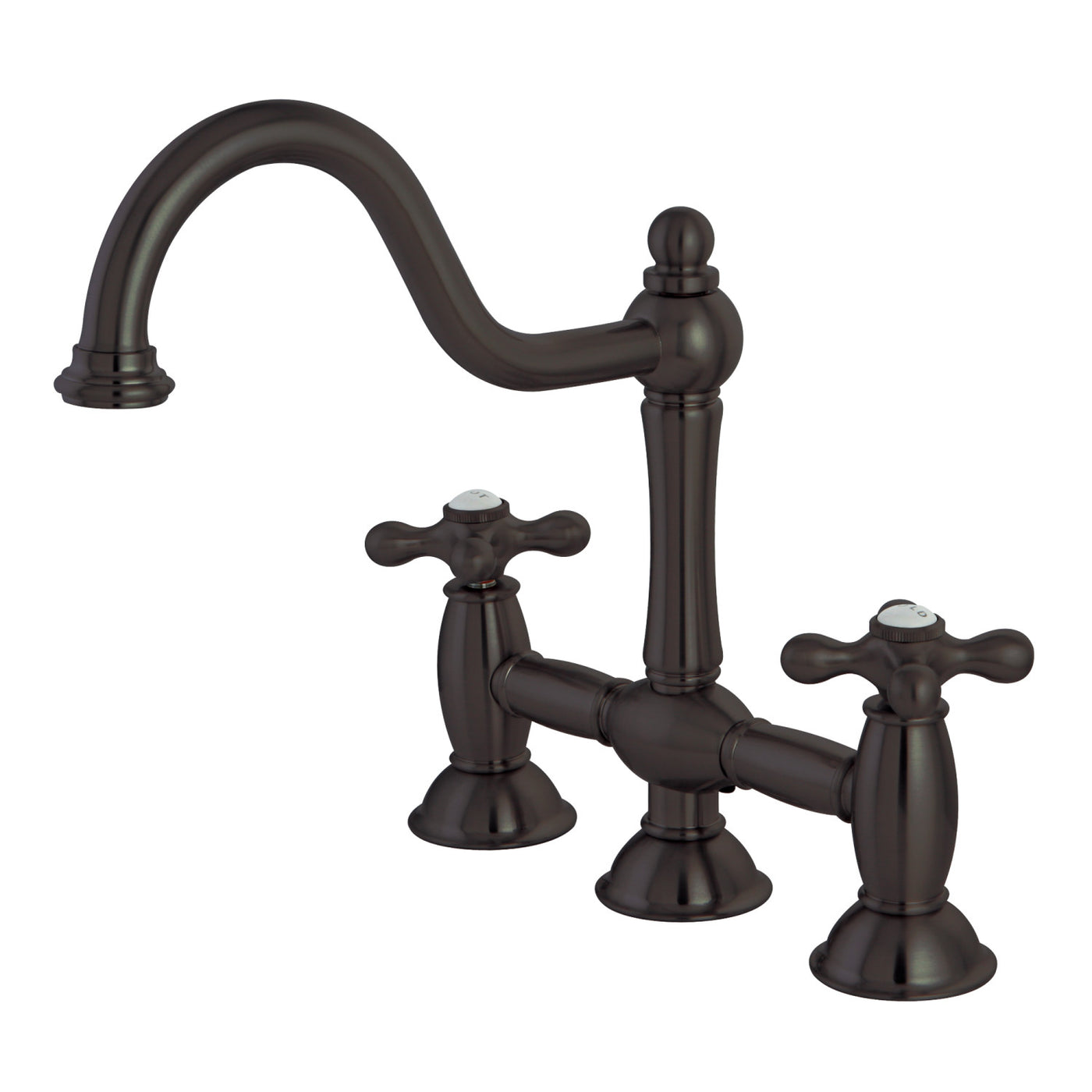 Elements of Design ES3785AX Bridge Kitchen Faucet, Oil Rubbed Bronze