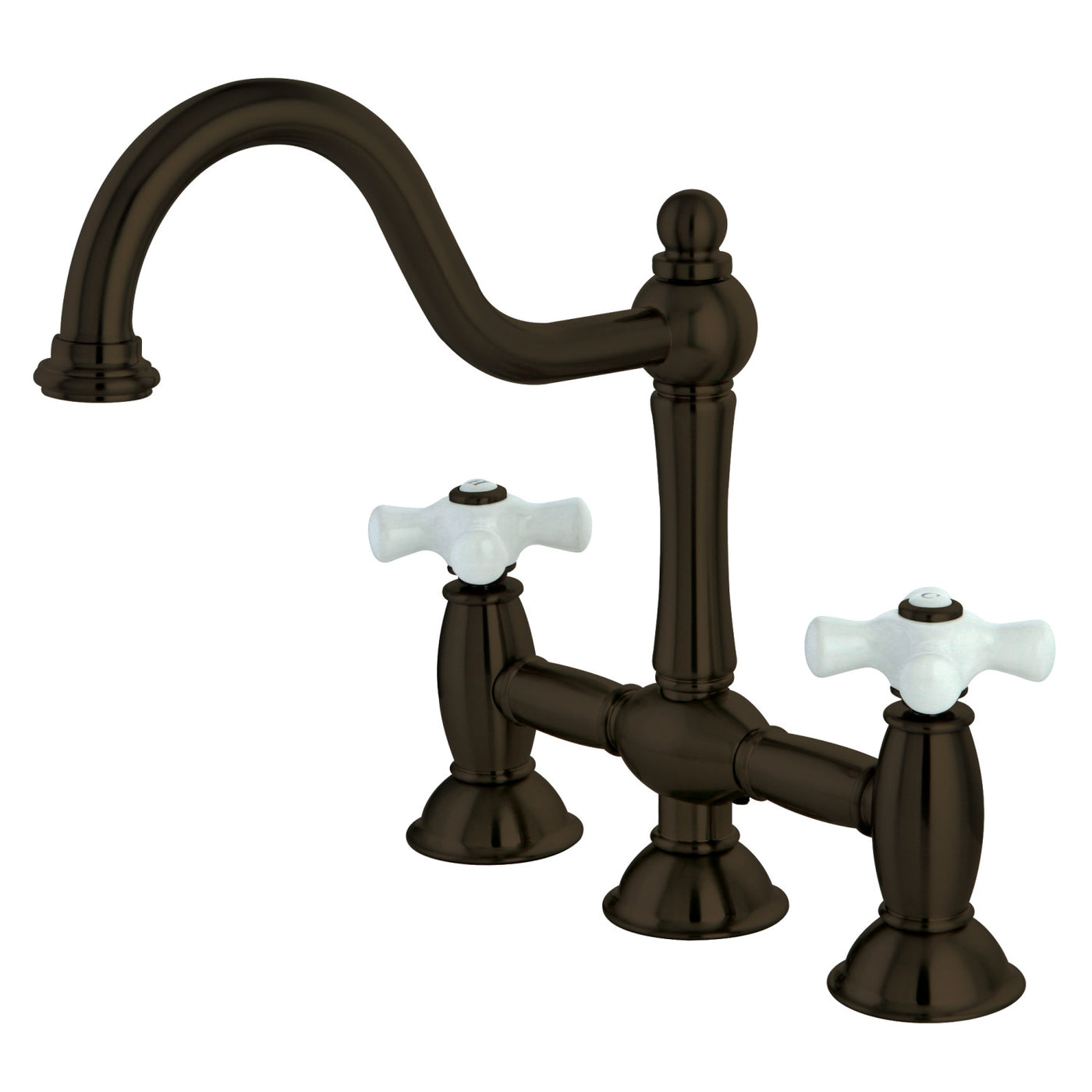 Elements of Design ES3785PX Bridge Kitchen Faucet, Oil Rubbed Bronze
