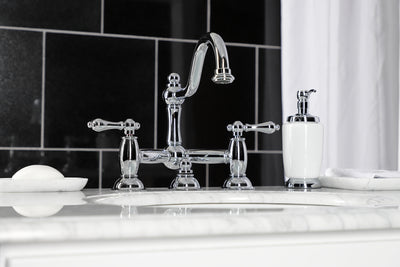 Elements of Design ES3911AL Bridge Bathroom Faucet, Polished Chrome