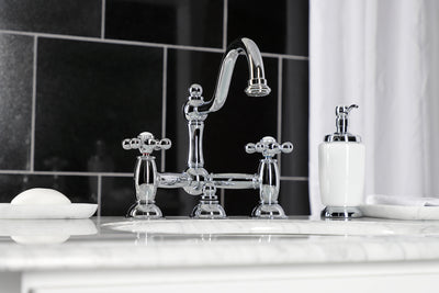 Elements of Design ES3911AX Bridge Bathroom Faucet, Polished Chrome