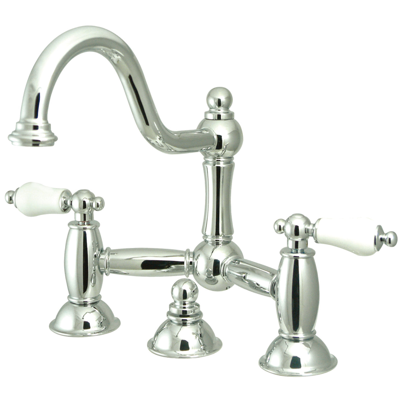 Elements of Design ES3911PL Bridge Bathroom Faucet, Polished Chrome