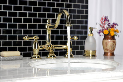Elements of Design ES3912AL Bridge Bathroom Faucet, Polished Brass