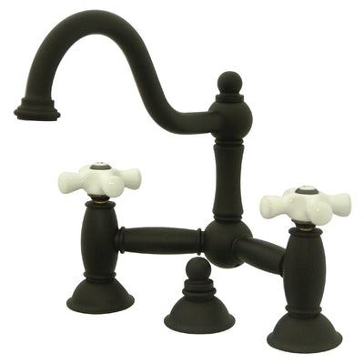 Elements of Design ES3915PX Bridge Bathroom Faucet, Oil Rubbed Bronze