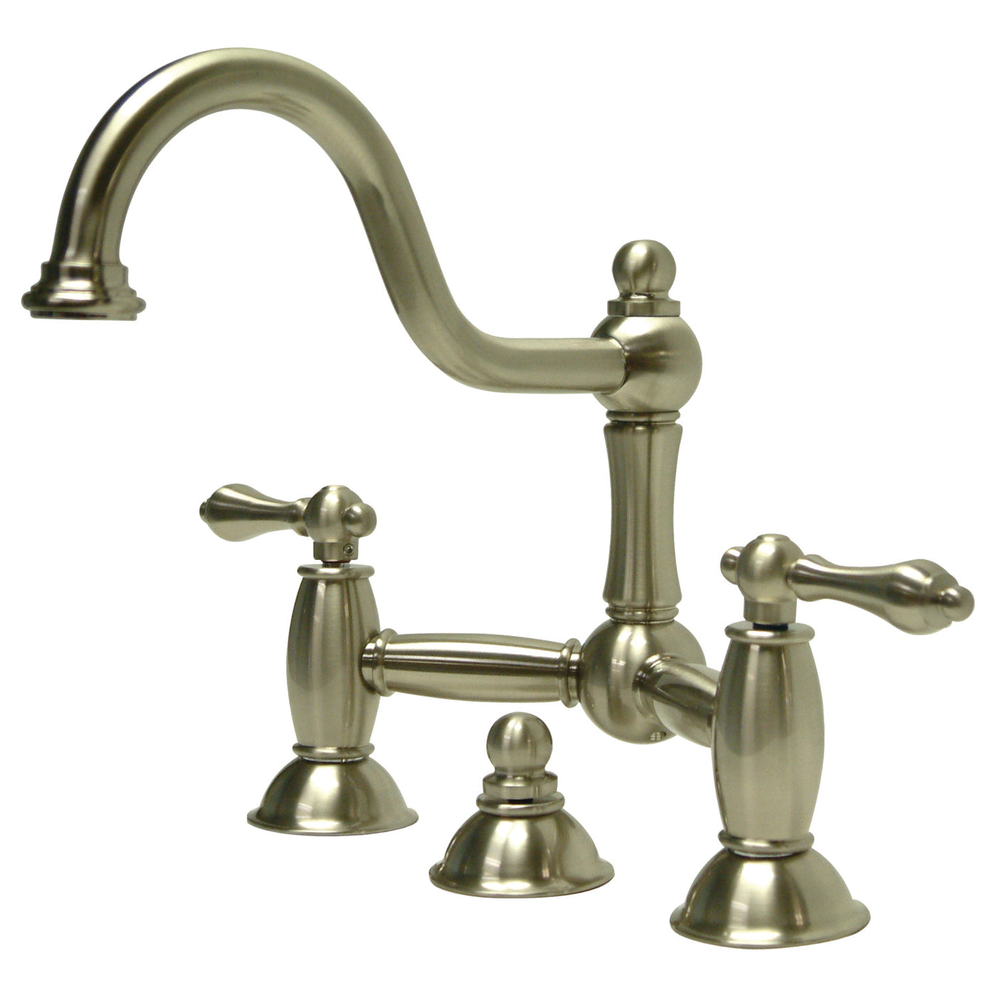 Elements of Design ES3918AL Bridge Bathroom Faucet, Brushed Nickel