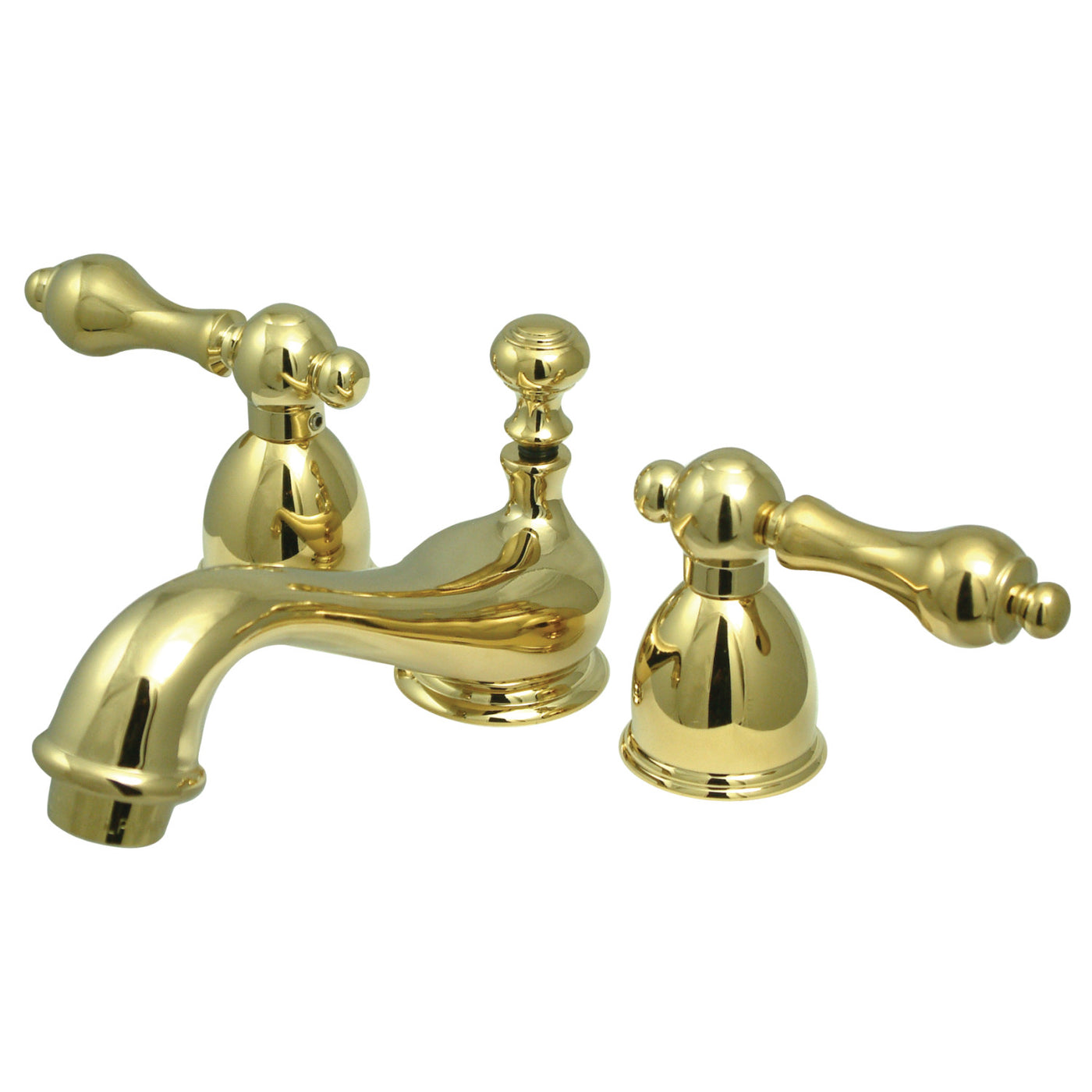 Elements of Design ES3952AL Mini-Widespread Bathroom Faucet, Polished Brass