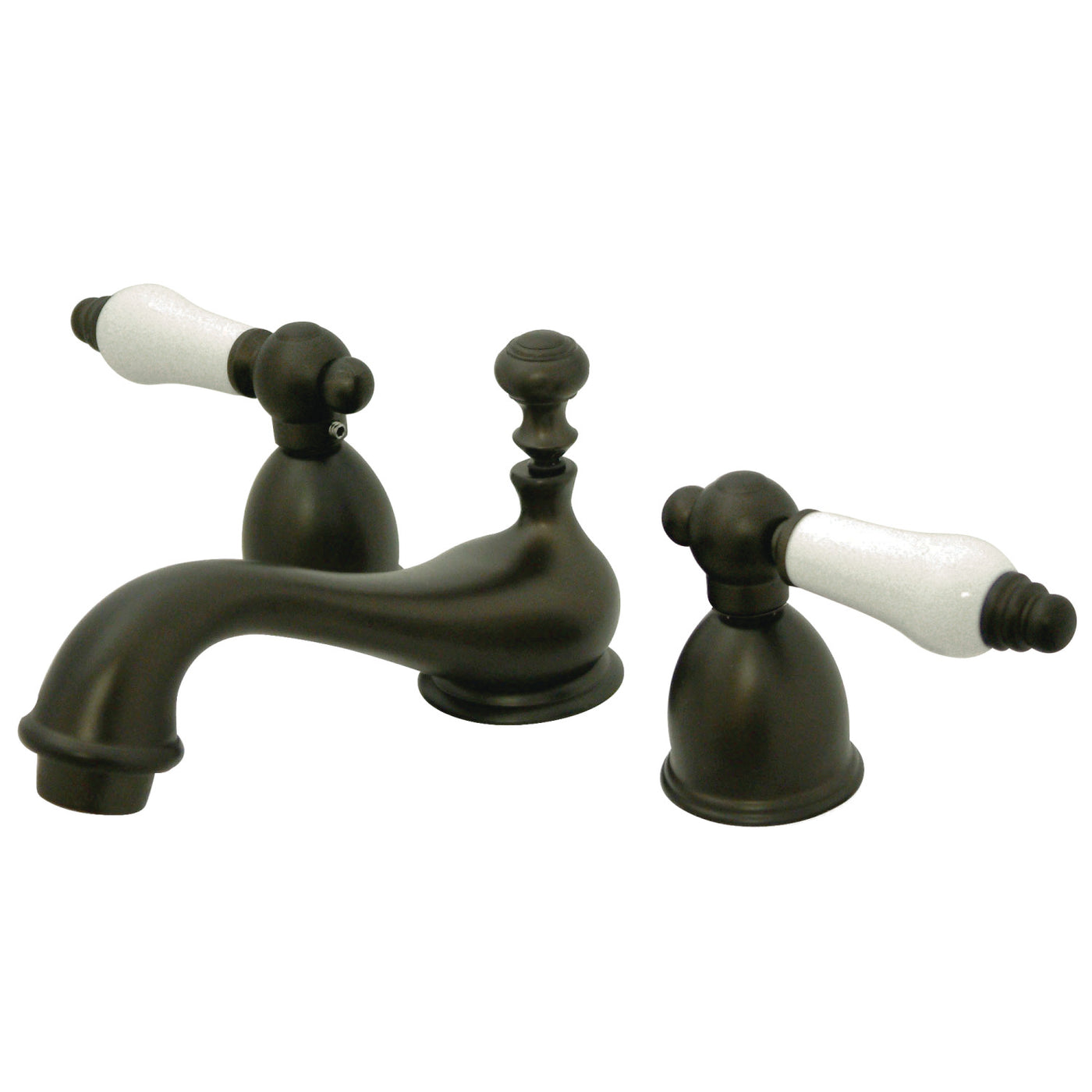 Elements of Design ES3955PL Mini-Widespread Bathroom Faucet with Brass Pop-Up, Oil Rubbed Bronze