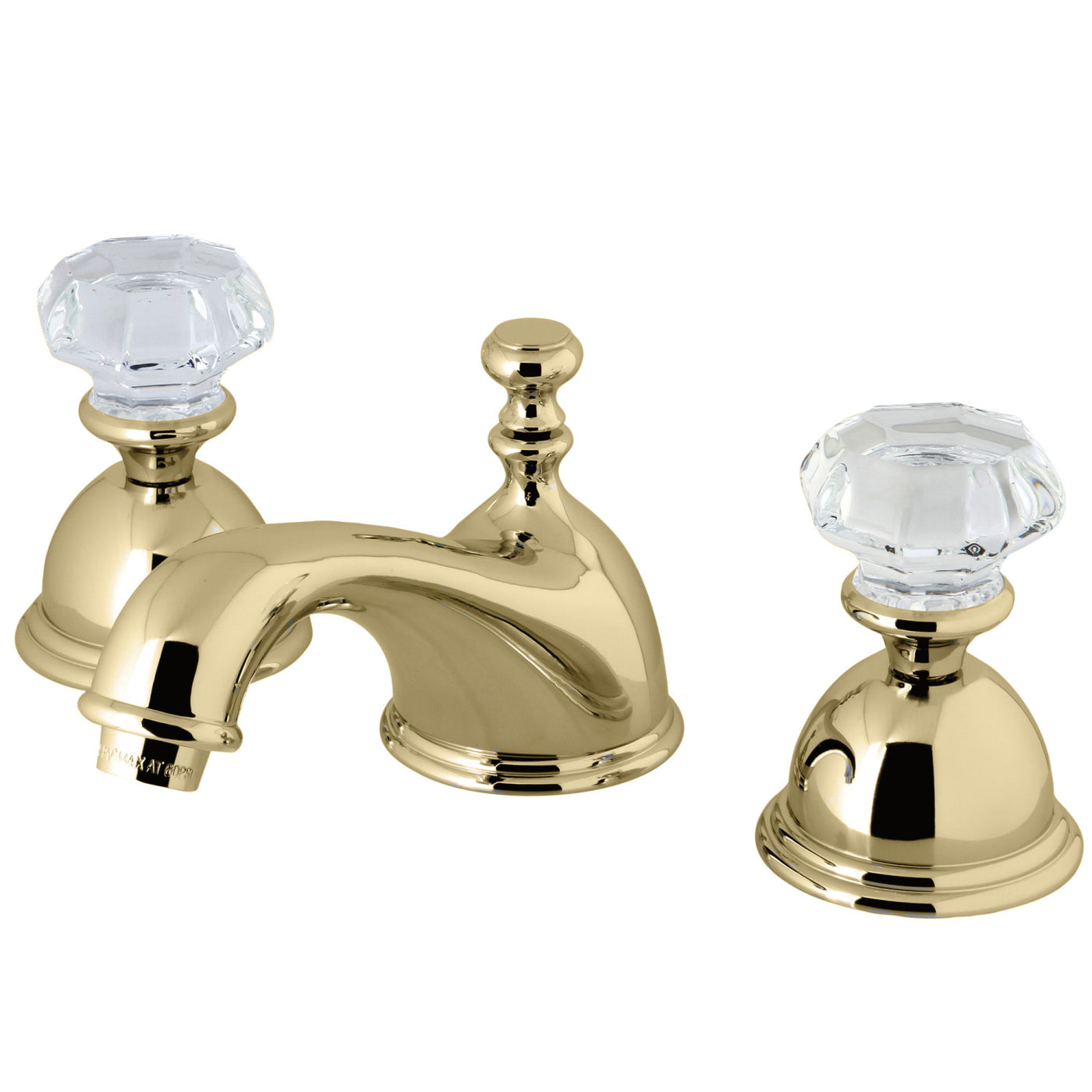 Elements of Design ES3962WCL Widespread Bathroom Faucet with Brass Pop-Up, Polished Brass