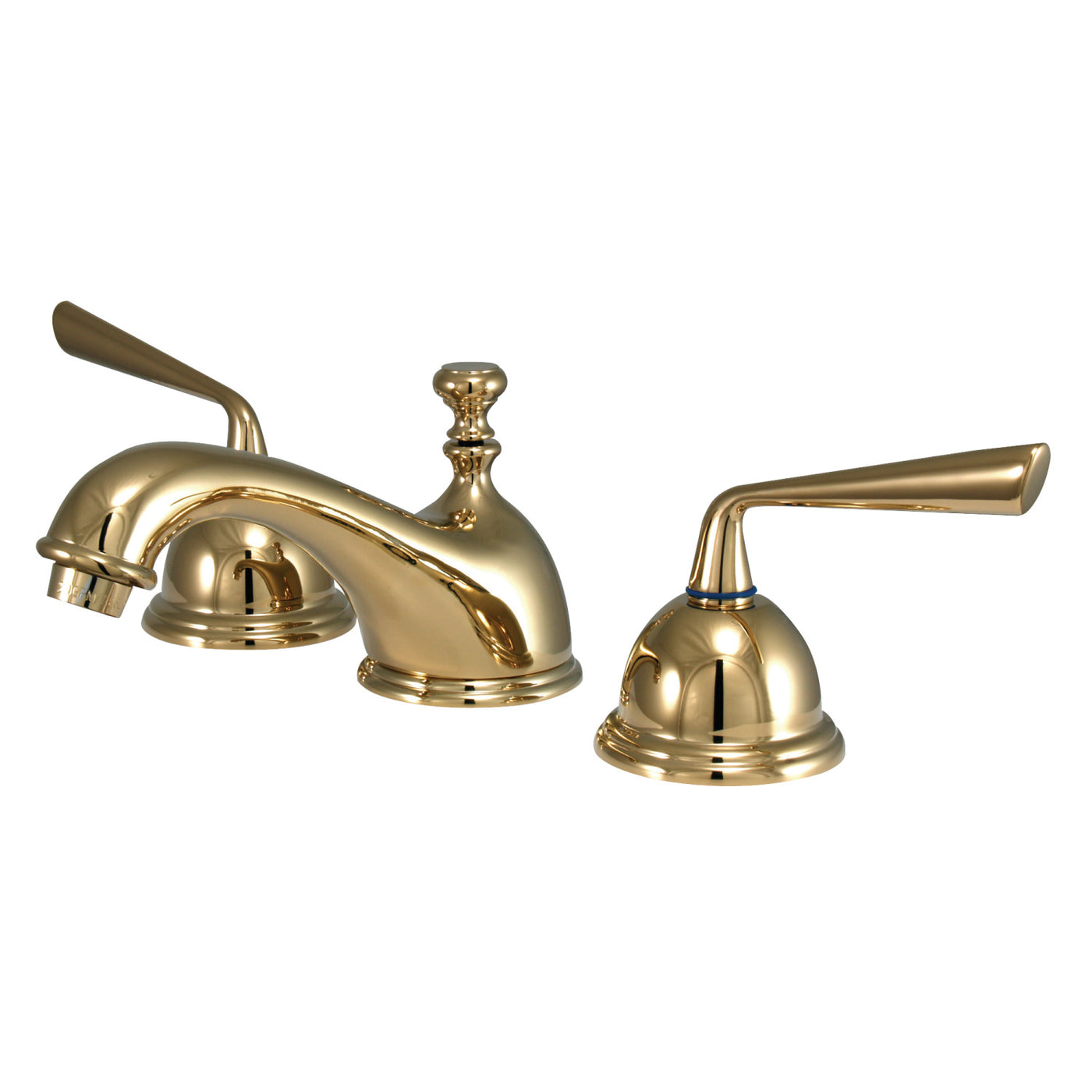 Elements of Design ES3962ZL Widespread Bathroom Faucet with Brass Pop-Up, Polished Brass