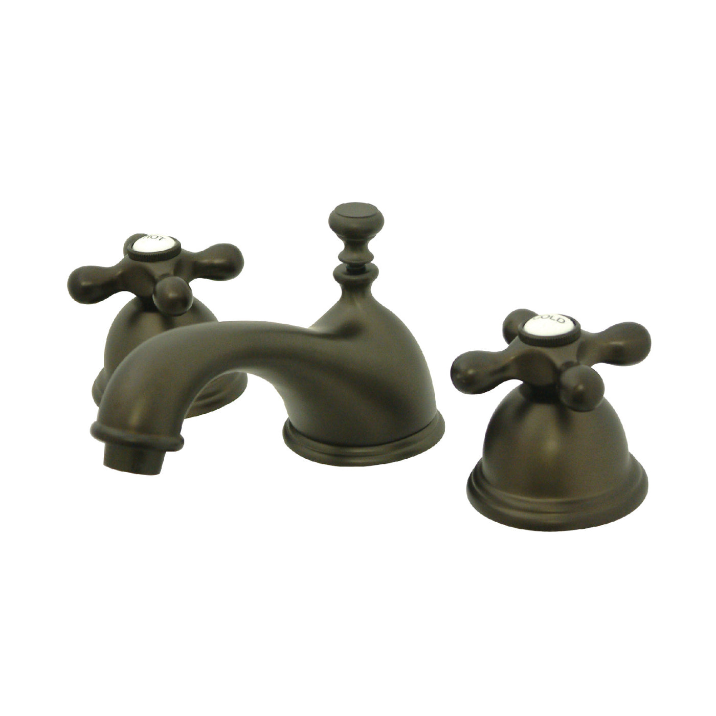 Elements of Design ES3965AX Widespread Bathroom Faucet with Brass Pop-Up, Oil Rubbed Bronze