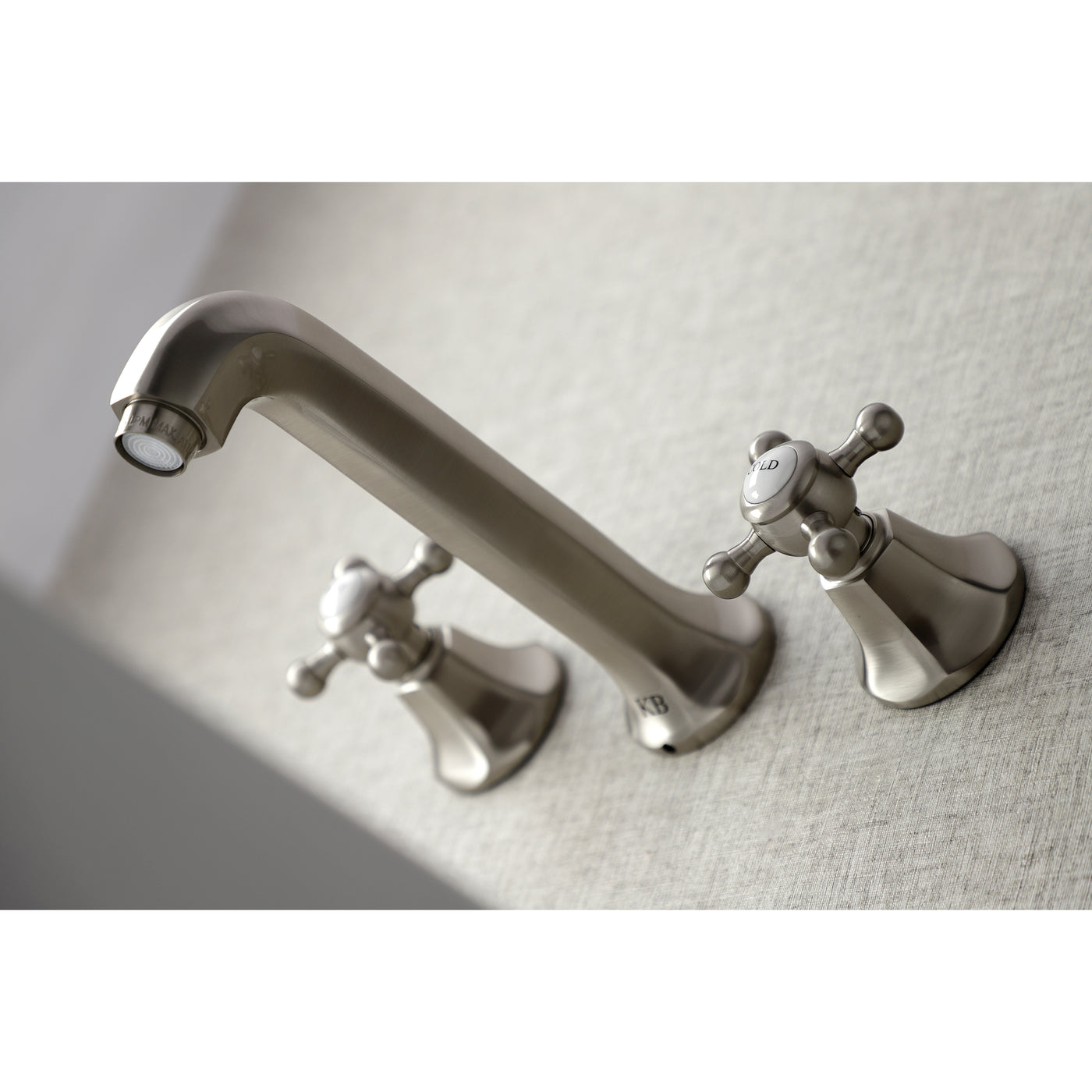 Elements of Design ES4128BX Wall Mount Bathroom Faucet, Brushed Nickel