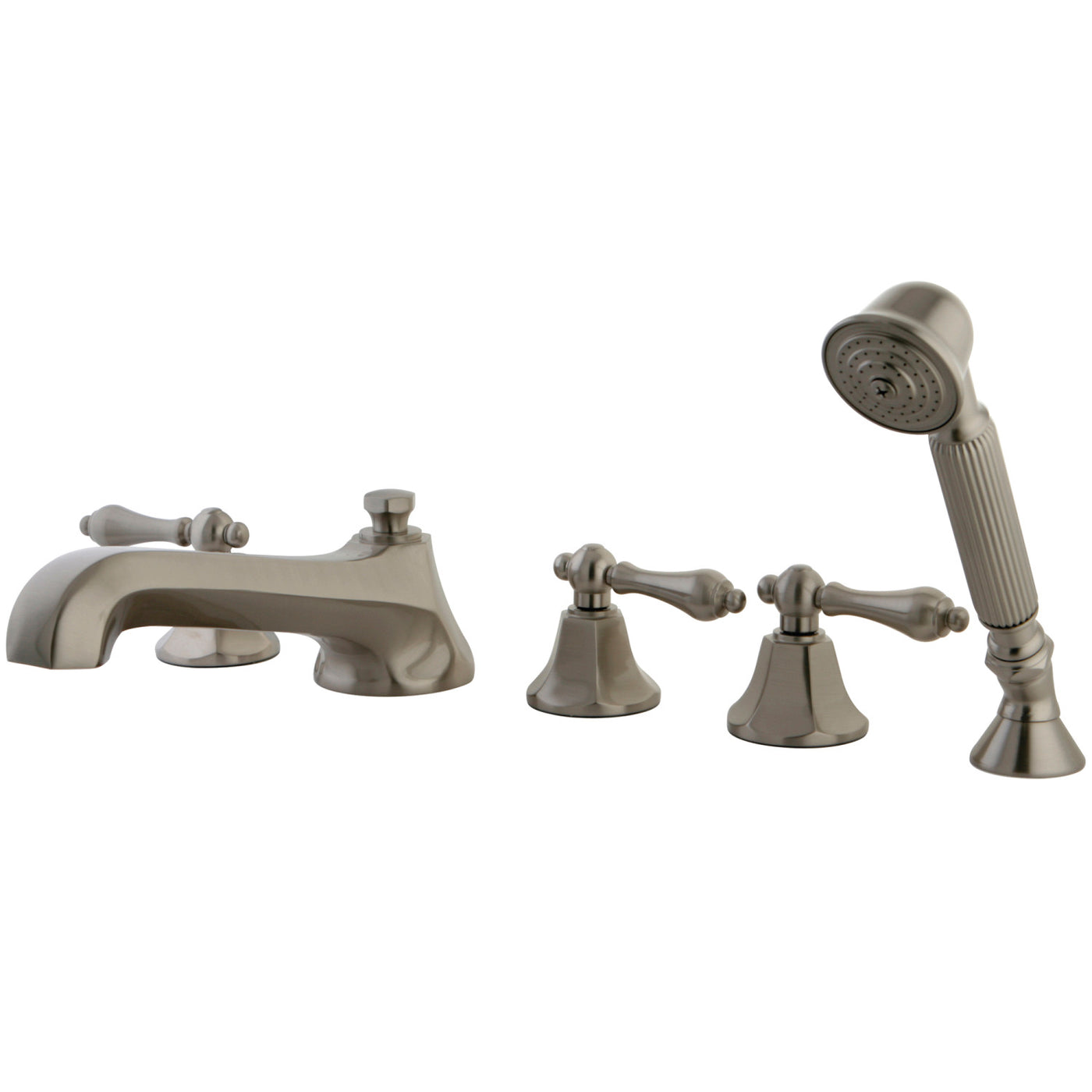 Elements of Design ES43085AL Roman Tub Faucet with Hand Shower, Brushed Nickel