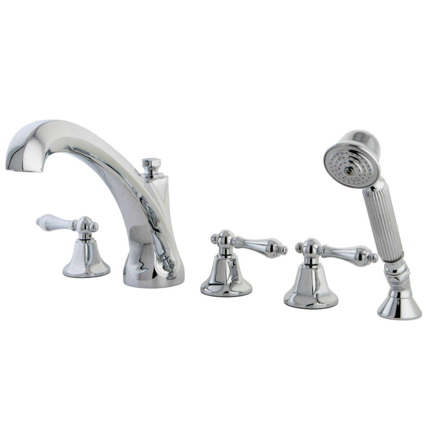 Elements of Design ES43215AL Roman Tub Faucet with Hand Shower, Polished Chrome