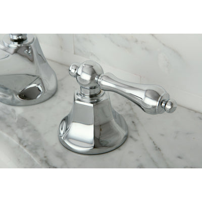 Elements of Design ES4461AL Widespread Bathroom Faucet with Brass Pop-Up, Polished Chrome