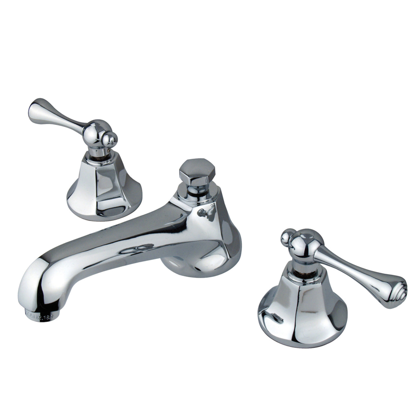 Elements of Design ES4461BL Widespread Bathroom Faucet with Brass Pop-Up, Polished Chrome