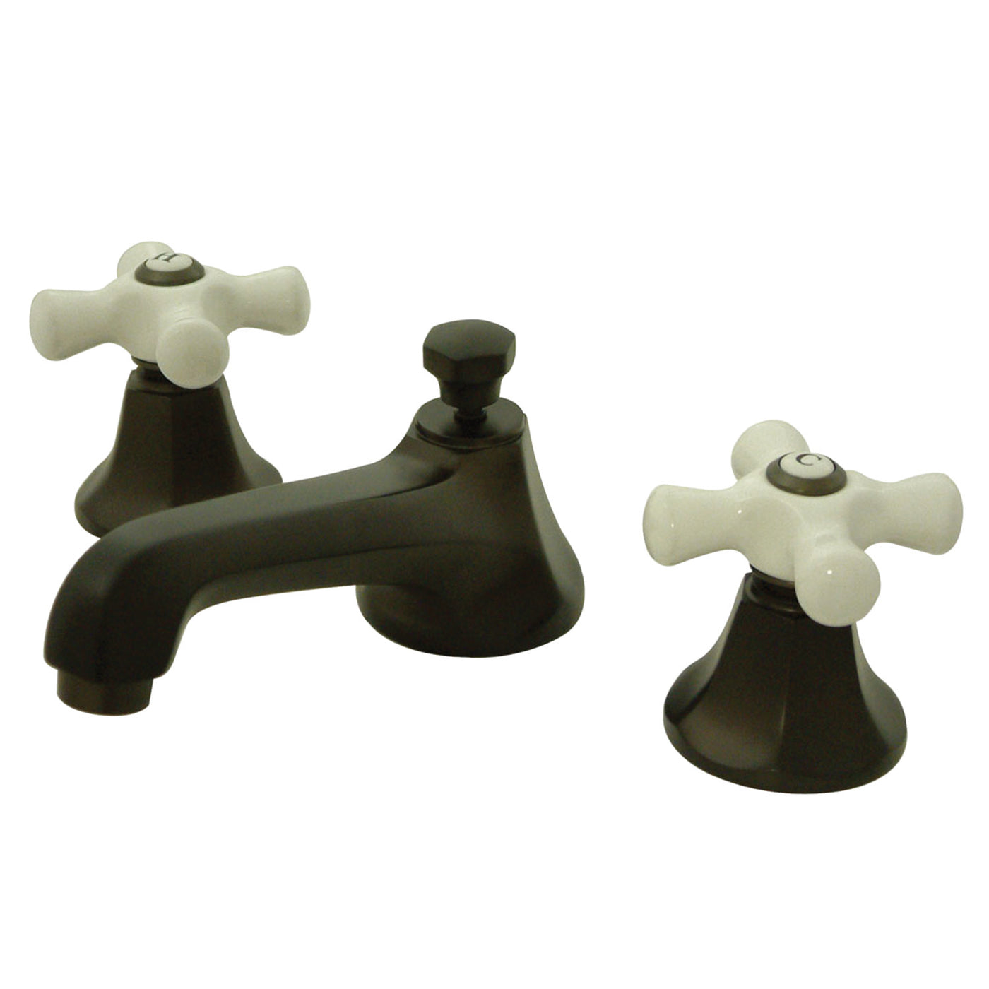 Elements of Design ES4465PX Widespread Bathroom Faucet with Brass Pop-Up, Oil Rubbed Bronze