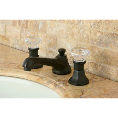 Elements of Design ES4465WCL Widespread Bathroom Faucet with Brass Pop-Up, Oil Rubbed Bronze