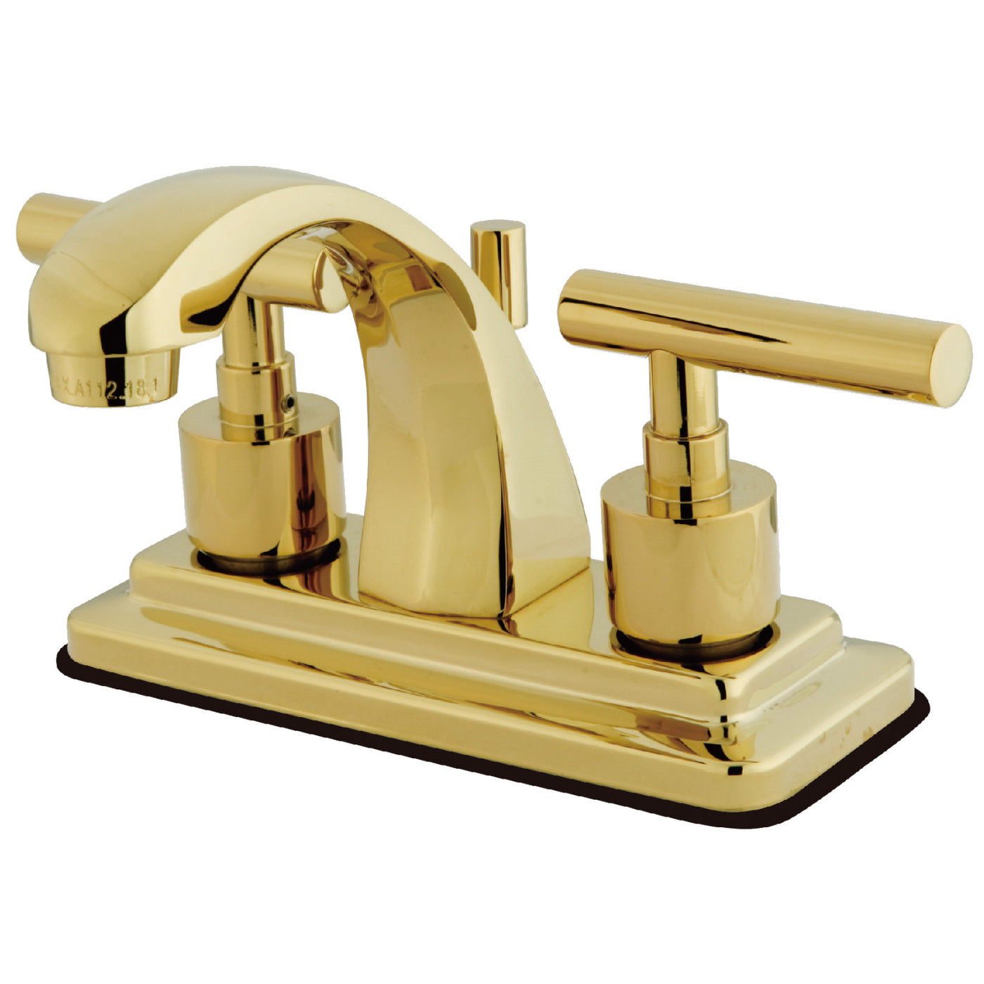 Elements of Design ES4642CML 4-Inch Centerset Bathroom Faucet, Polished Brass