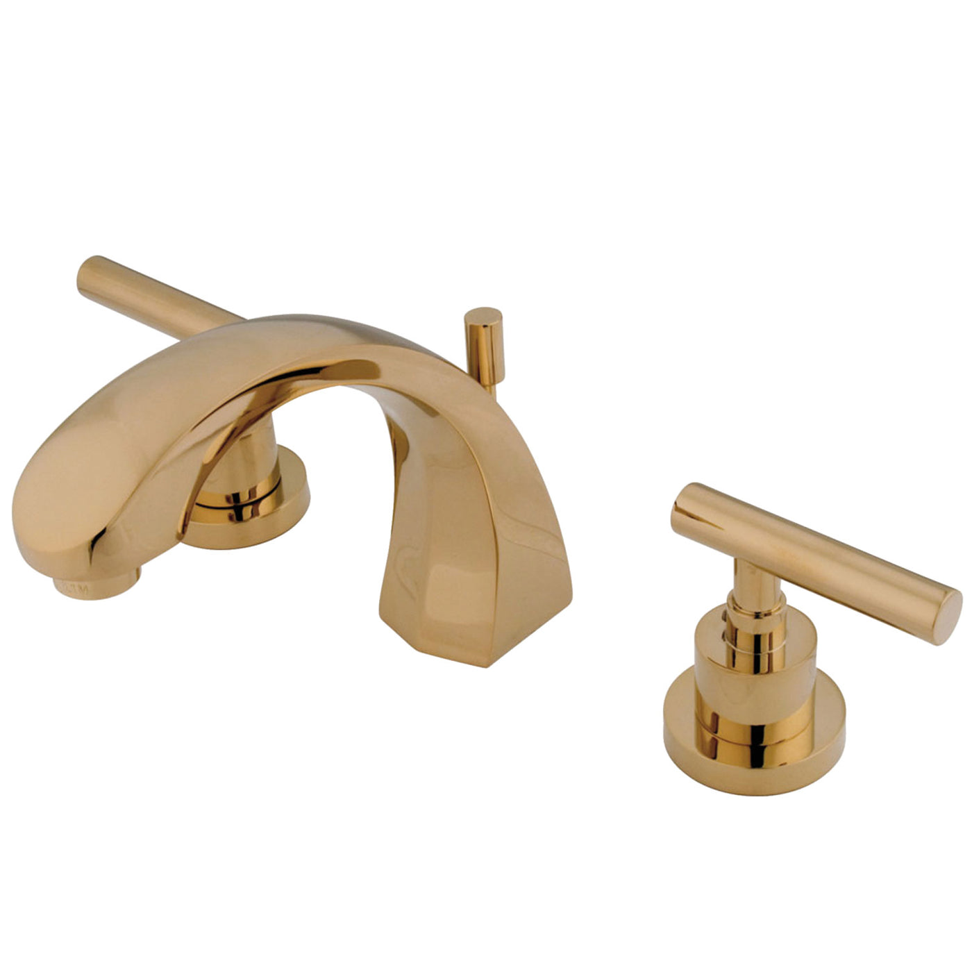 Elements of Design ES4982CML Widespread Bathroom Faucet with Brass Pop-Up, Polished Brass