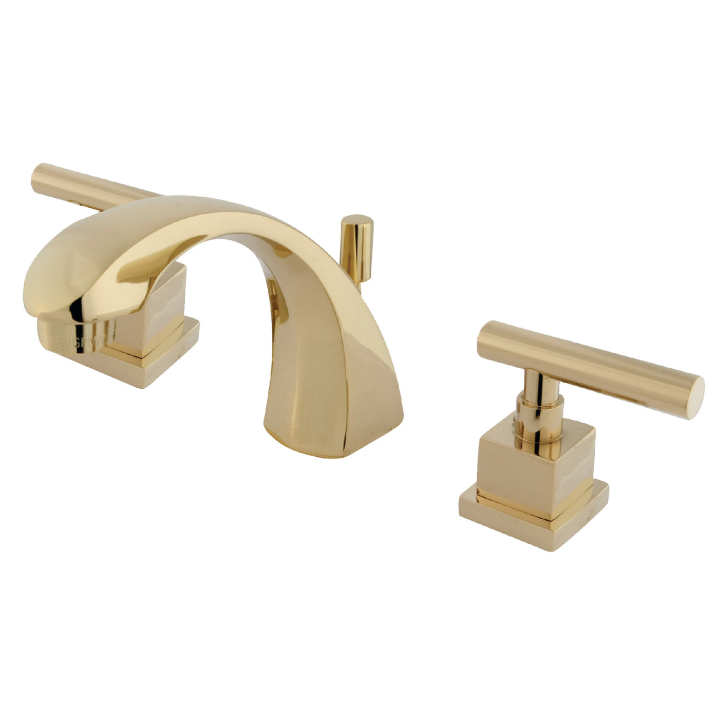 Elements of Design ES4982CQL Widespread Bathroom Faucet with Brass Pop-Up, Polished Brass