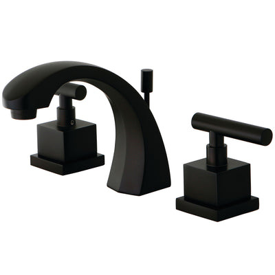 Elements of Design ES4985CQL Widespread Bathroom Faucet with Brass Pop-Up, Oil Rubbed Bronze