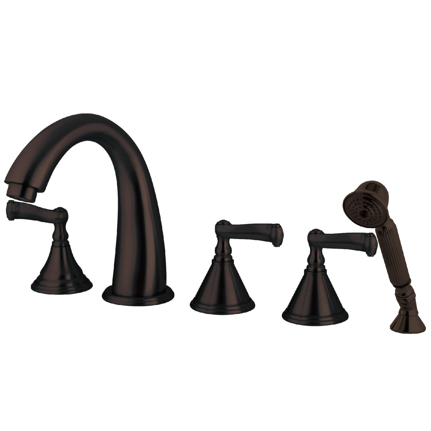 Elements of Design ES53655FL Roman Tub Faucet with Hand Shower, Oil Rubbed Bronze