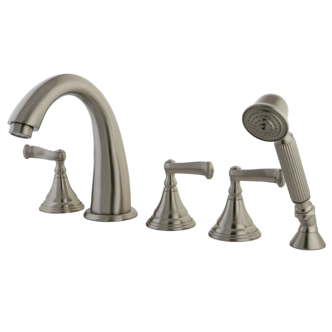 Elements of Design ES53685FL Roman Tub Faucet with Hand Shower, Brushed Nickel
