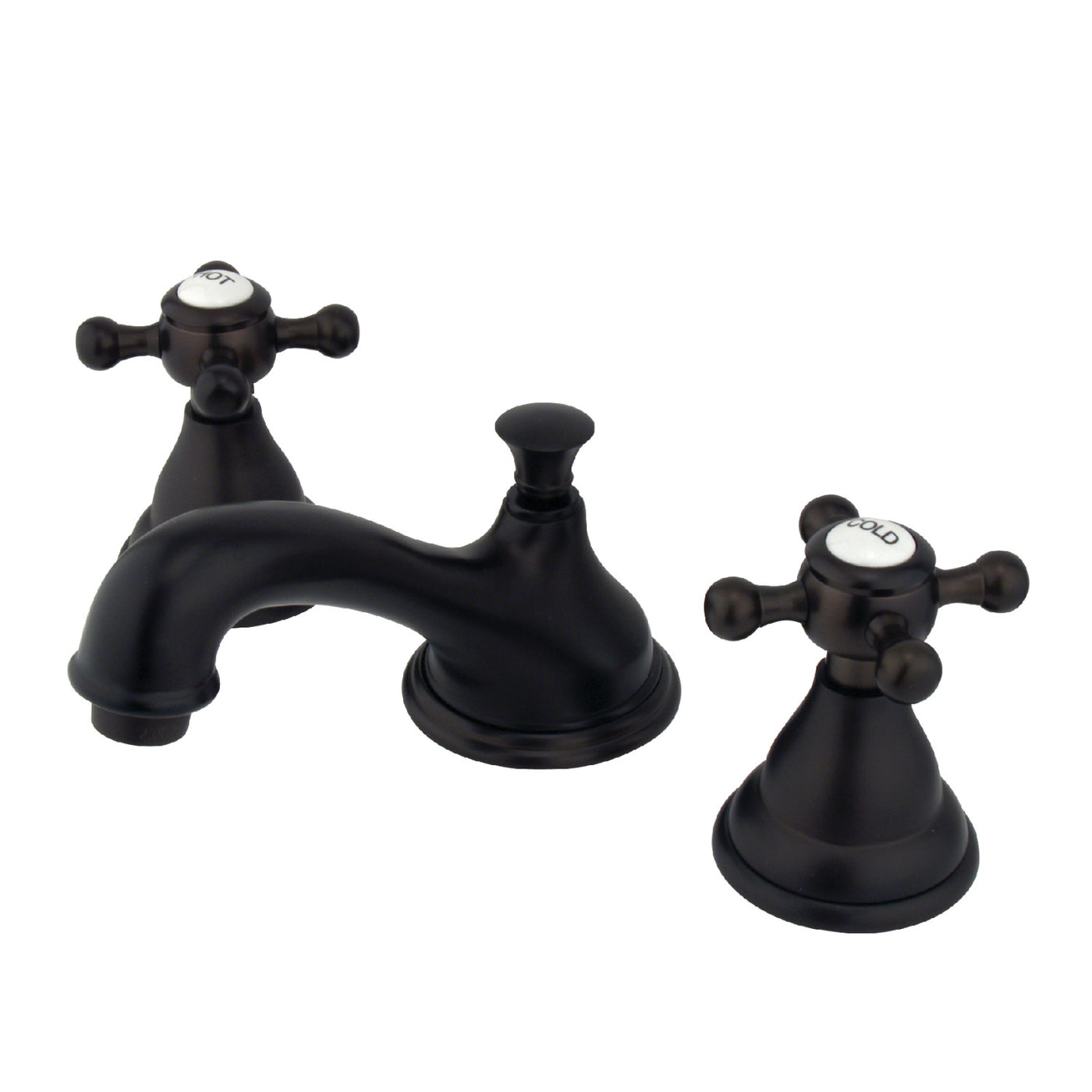 Elements of Design ES5565BX Widespread Bathroom Faucet with Brass Pop-Up, Oil Rubbed Bronze