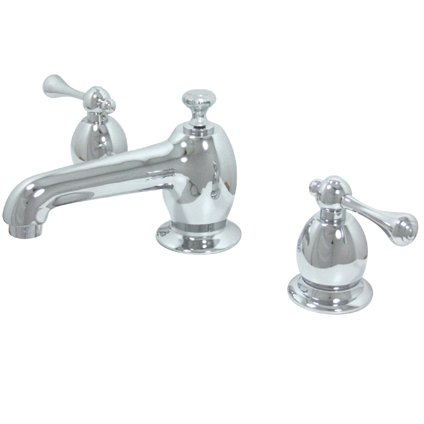 Elements of Design ES7261BL Widespread Bathroom Faucet with Brass Pop-Up, Polished Chrome