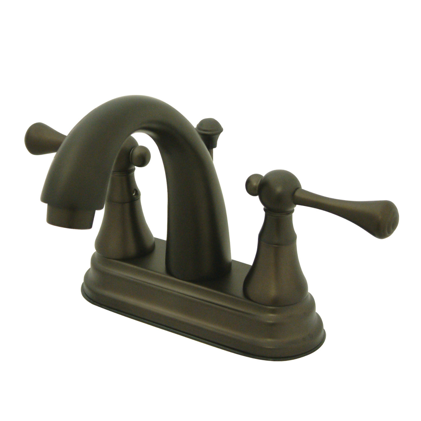Elements of Design ES7615BL 4-Inch Centerset Bathroom Faucet with Brass Pop-Up, Oil Rubbed Bronze
