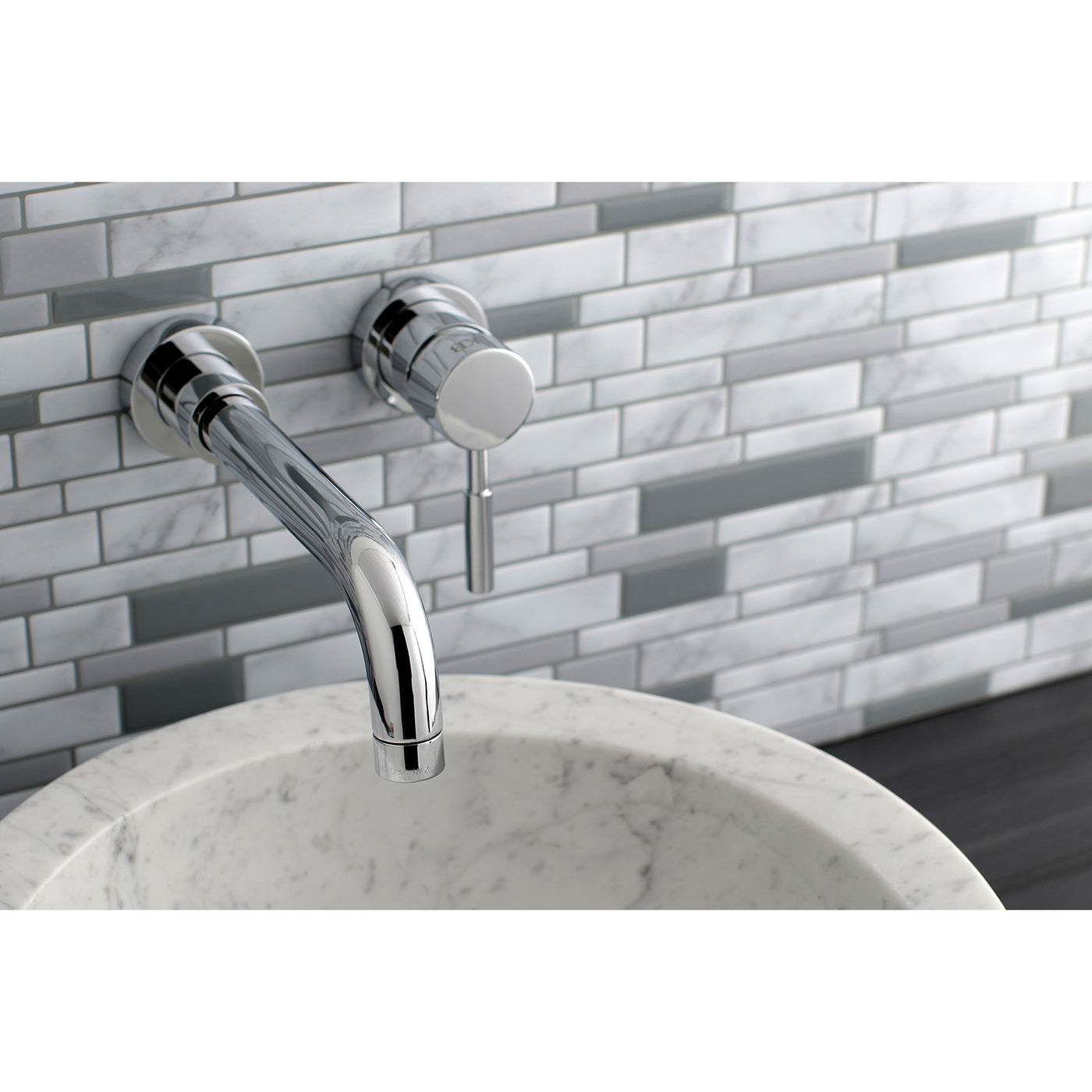 Elements of Design ES8111DL Single-Handle Wall Mount Bathroom Faucet, Polished Chrome