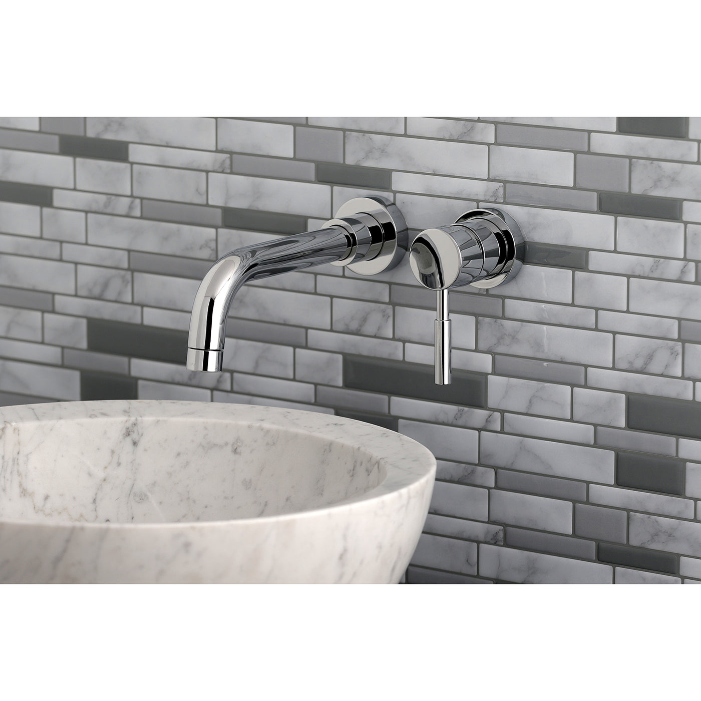 Elements of Design ES8111DL Single-Handle Wall Mount Bathroom Faucet, Polished Chrome