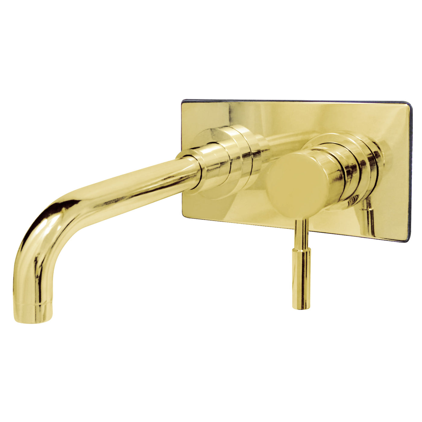 Elements of Design ES8112DL Single-Handle Wall Mount Bathroom Faucet, Polished Brass