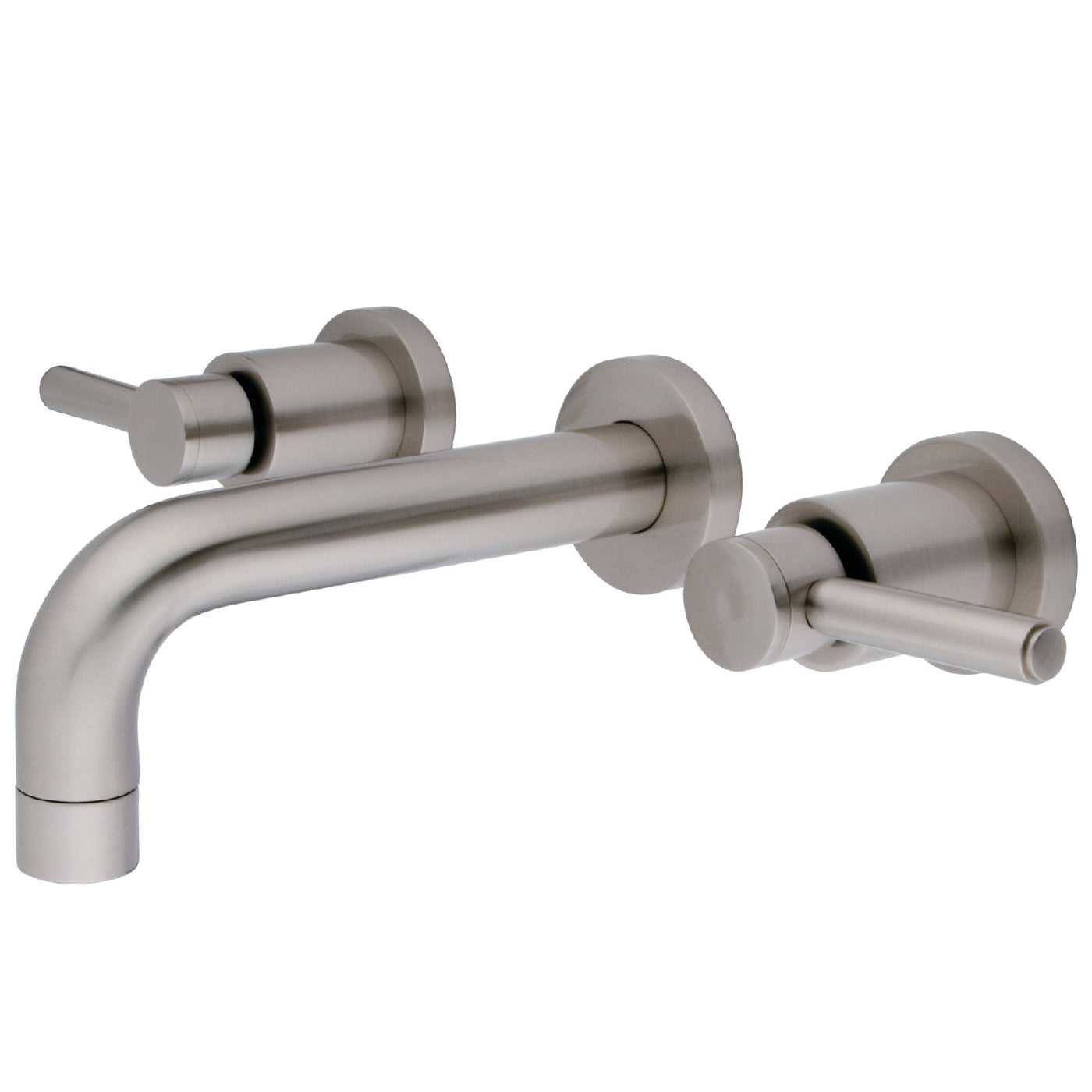 Elements of Design ES8128DL 2-Handle Wall Mount Bathroom Faucet, Brushed Nickel