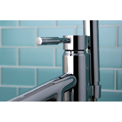Elements of Design ES8131DL Freestanding Tub Faucet with Hand Shower, Polished Chrome