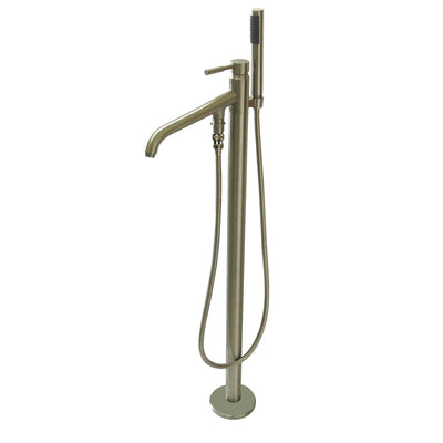 Elements of Design ES8138DL Freestanding Tub Faucet with Hand Shower, Brushed Nickel