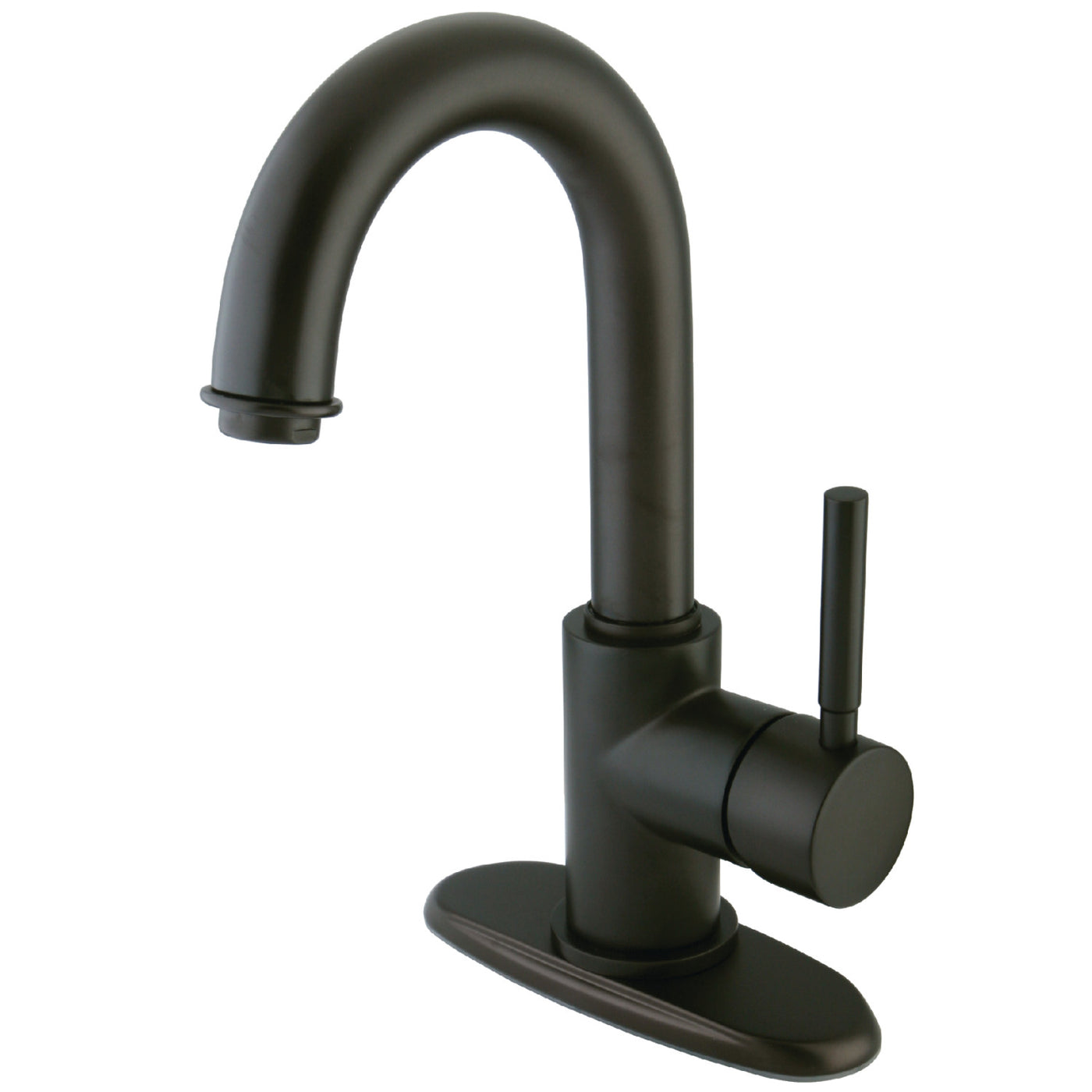 Elements of Design ES8435DL Single-Handle Bathroom Faucet with Push Pop-Up, Oil Rubbed Bronze