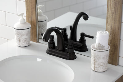 Elements of Design ES8615EL 4-Inch Centerset Bathroom Faucet with Brass Pop-Up, Oil Rubbed Bronze